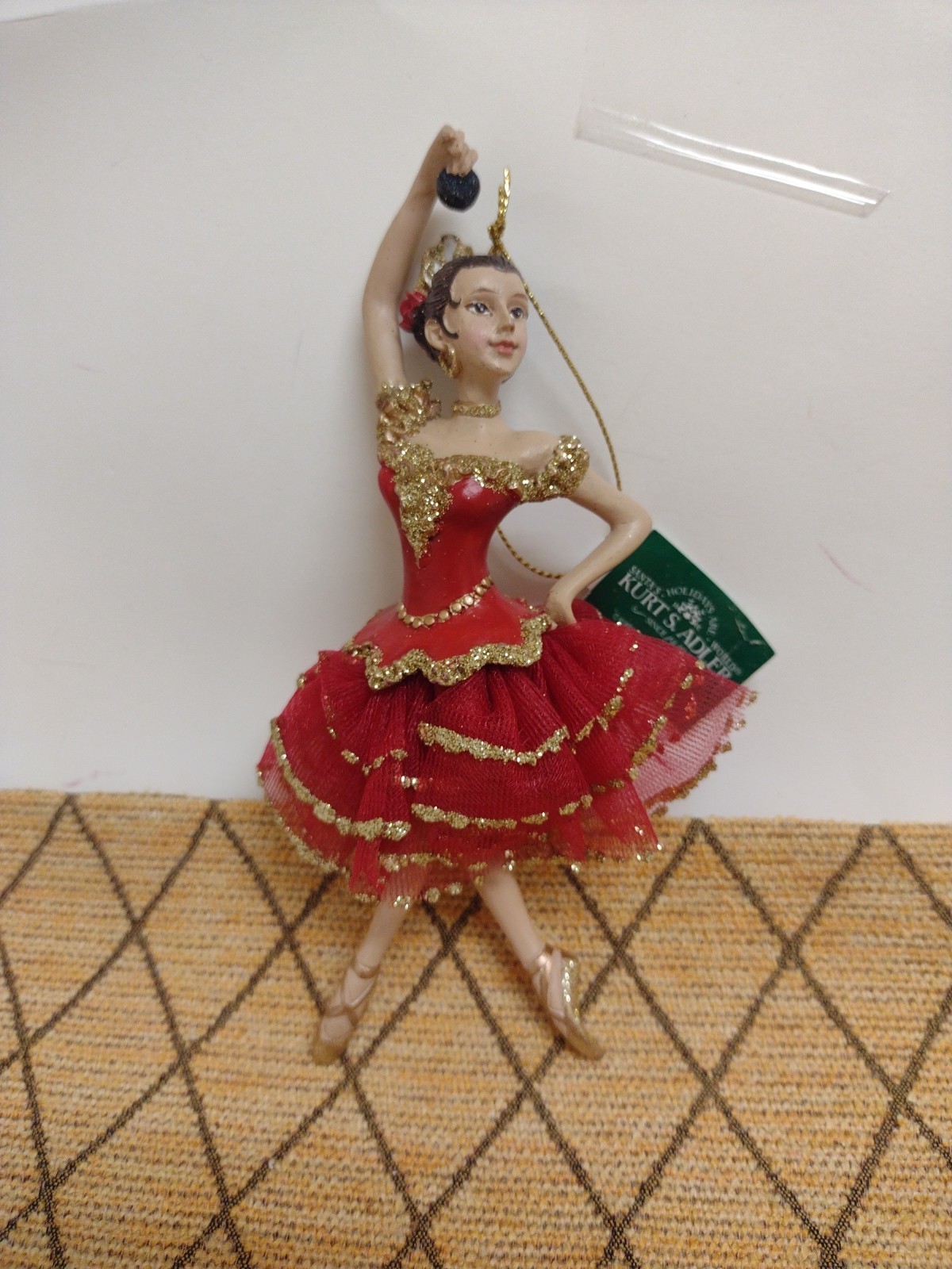Kurt Adler Cascanueces Suite Bailarina Española Adorno Resina Nuevo Con Etiquetas