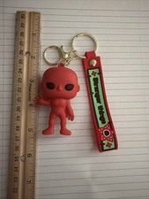 Eleven From Stranger Things Rubber Metal Keychain New Fast Shipping