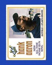 1974 Topps Set-Break #  1 Hank Aaron 715 VG-VGEX (crease) *GMCARDS*