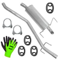 SchalldäMpferset Auspuff FüR Opel Astra 3 III H Kombi Caravan 1.9 Cdti 2004-2009
