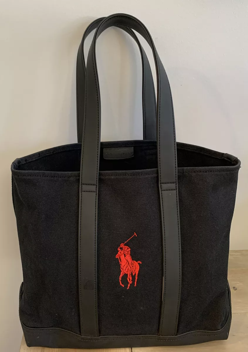 Polo Ralph Lauren Canvas Tote Bag - Black