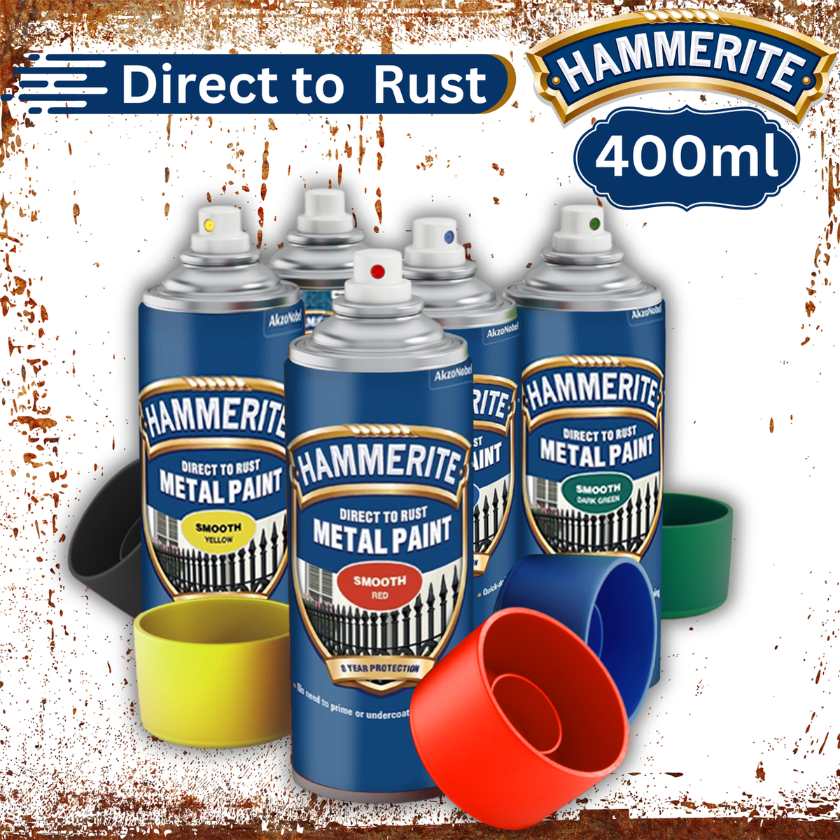 Rust Metal Hammerite On Galvanised Metal Hammerite Direct To