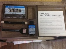 KOSS CASSETTE TAPE HEAD CLEANER Kit - used - Partial full liquid