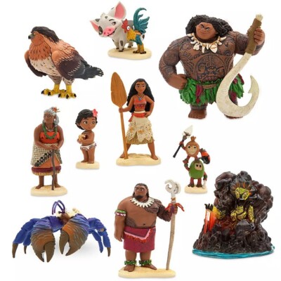 Disney Moana Moana 10-Piece PVC Figure Play Set | eBay