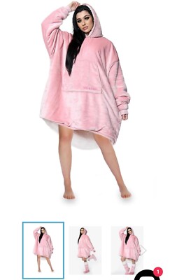 Erwachsene OVERSIZED DECKE HOODIE super weich ultra riesig bequem Sweatshirt Hoodie