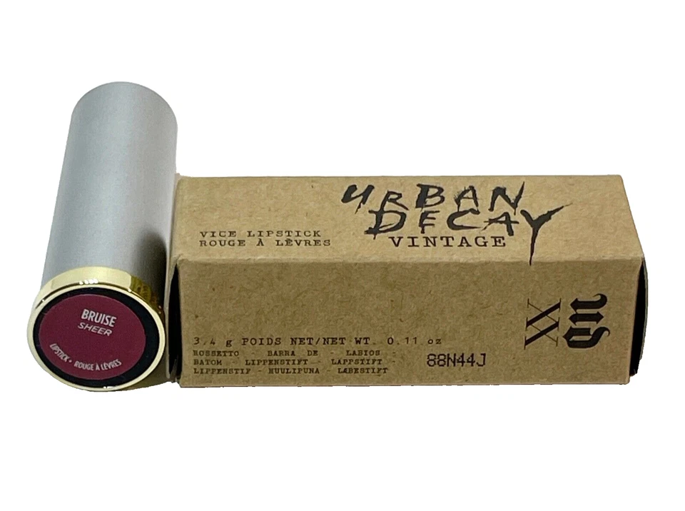 URBAN DECAY Vintage Vice Lipstick BRUISE .11 Oz Full Sz NEW wBOX - Image 2 of 3