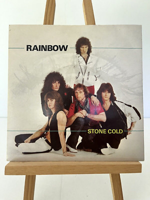 Rainbow   Stone Cold  7'' vinyl single pic sleeve 1st UK press 1982 Play Tested
