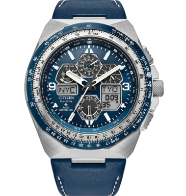 Citizen Skyhawk A-T Chronograph Promaster GMT JY8148-08L Blue Dial