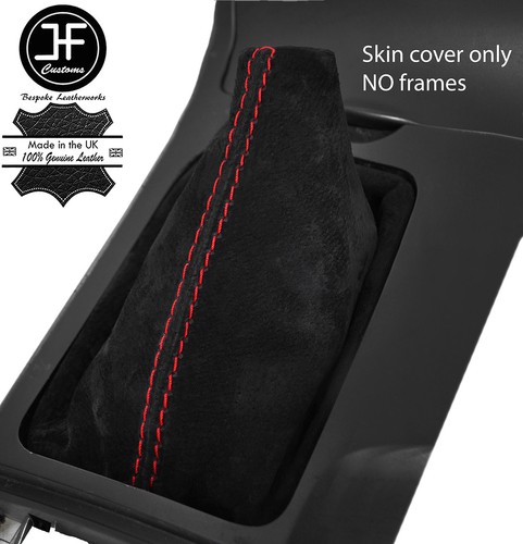 Soufflet De Levier De Vitesse Sur Mesure Pour Taxi Londonien - Coutures Rouges - Neuf