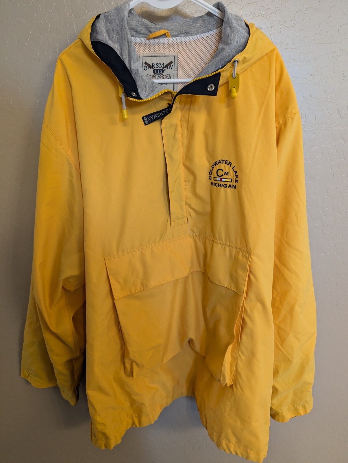 FILA Giacca Yacht Coldwa Lake Michigan Vintage Oarsman 913 Uomo Grande da Collezione