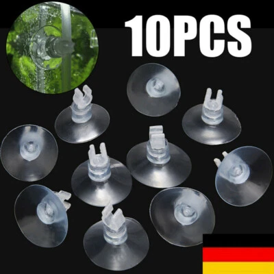 10 Stück Aquarium Saugnapf Sauger Halter Für Luftleitung Schlauch Schlauchpumpe