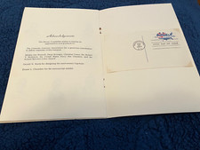 FDOI Official Ceremony Program Custom postcard