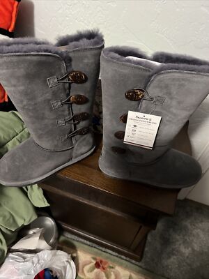 Bearpaw Lori Women's 12 Inch Winter Boots 2250w Charcoal