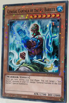 YuGiOh General Gantala der Eisbarriere HAC1-DE049 Duel Terminal Parallel Rare