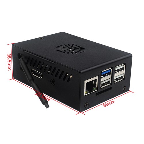 New Orange Pi 3B Metal Case Aluminum Alloy Box With Cooling Fan Cooling Case S2 - Photo 12/16