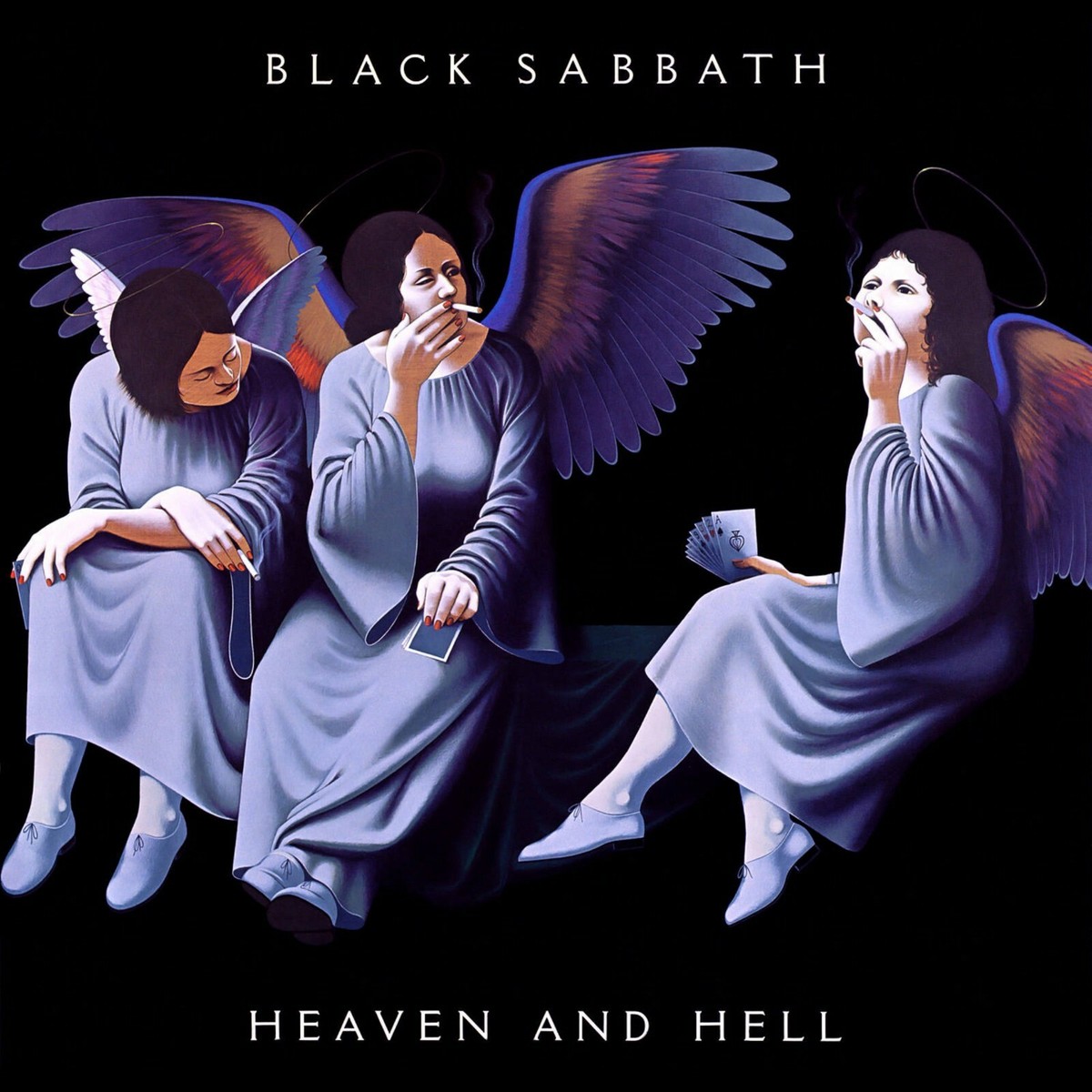 BLACK SABBATH Heaven and Hell BANNER 2x2 Ft Fabric Poster
