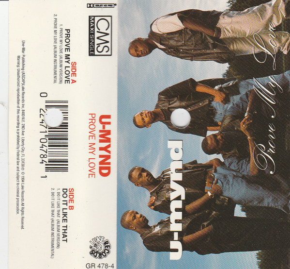 U-Mynd - Prove My Love (Cass, Single) (Very Good Plus (VG+)) U-Mynd - Prove My Love (Cass, Single) (Very Good Plus (VG+))