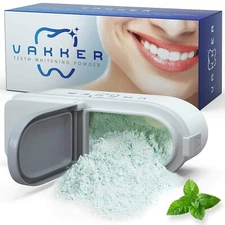 Teeth Whitening Powder Kit Mint Remove Tooth Stains Whitener Kit 60 Day Supply