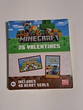 Minecraft 26 Valentines 32 Stickers and 48 Seals in 8 designs New