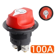 Nilight Battery Disconnect Switch 200A Master Disconnect Isolator 12V-48V On Off