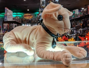 stuffed sphynx cat