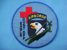 VIETNAM WAR PATCH, US DUST OFF 101st AIRBORNE EAGLE