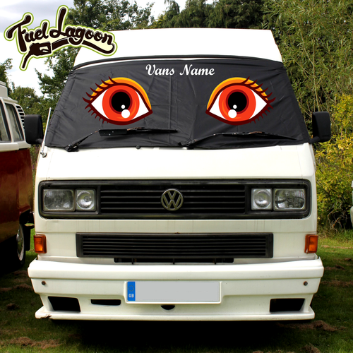 VW T25 Window Screen Cover personalised campervan accessories Black out