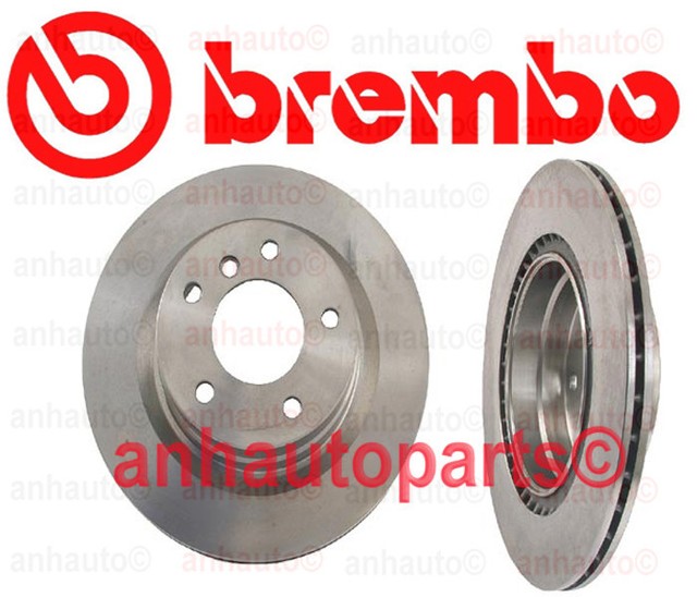BMW E90 E92 325i 328i Set of 2 Rear Left And Right Disc Brake Rotor OEM
