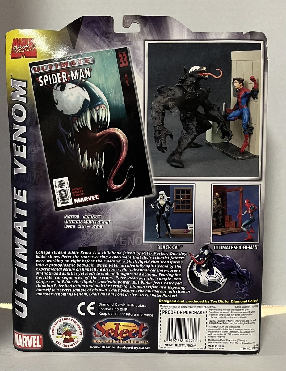 Marvel Diamond Select ULTIMATE VENOM with Spiderman & Base Marvel Diamond Select ULTIMATE VENOM with Spiderman & Base