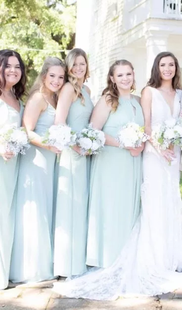 Dusty Sage Bridesmaid Dresses