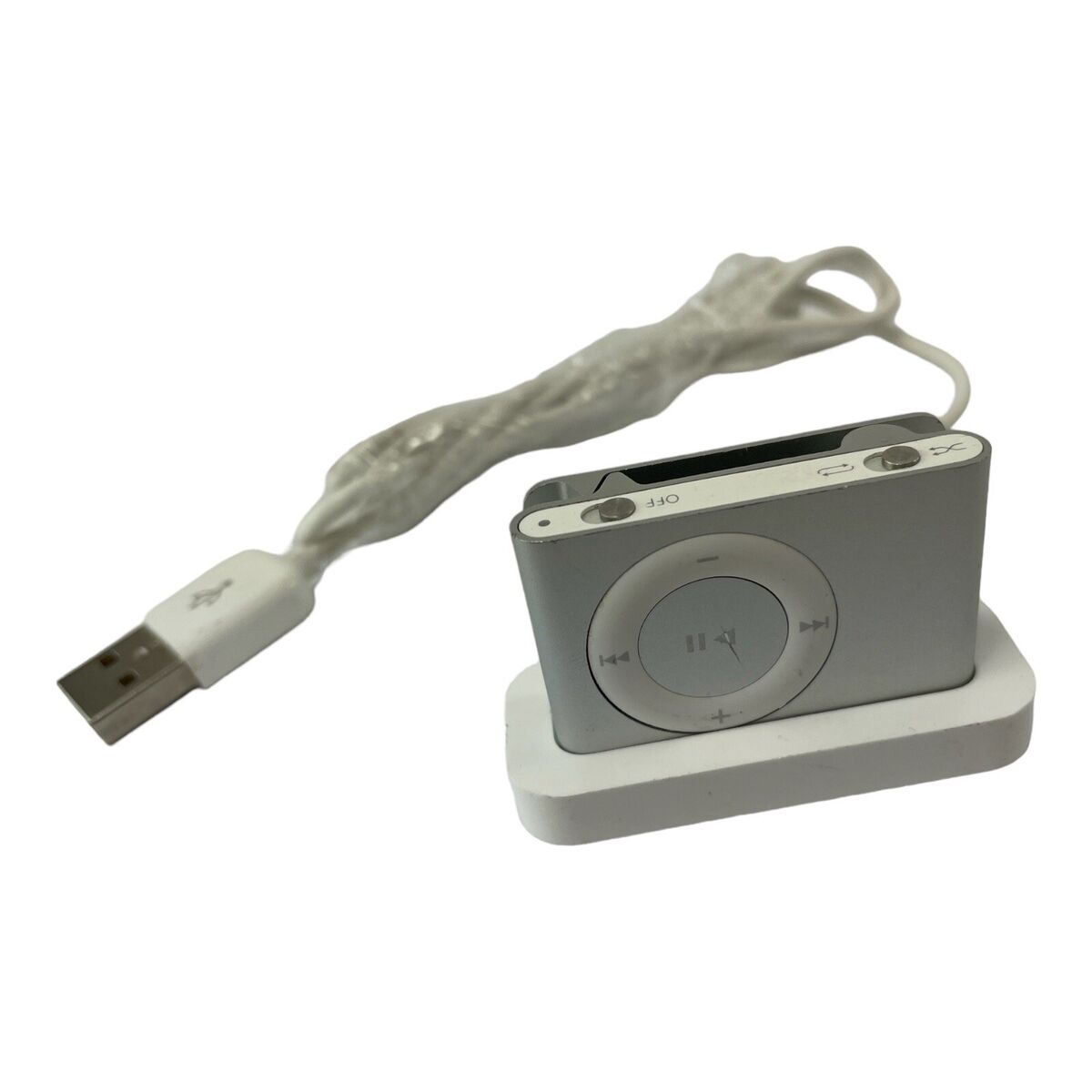 APPLE IPOD Shuffle Silver Metallic Clip-On Music Player 2nd APPLE IPOD Shuffle Silver Metallic Clip-On Music Player 2nd