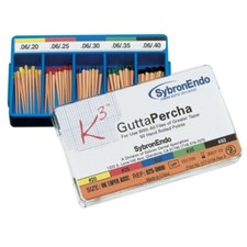 COLTENE H8250640 K3 Gutta Percha #40, .06 Taper Gutta Percha Points, 50/Pk