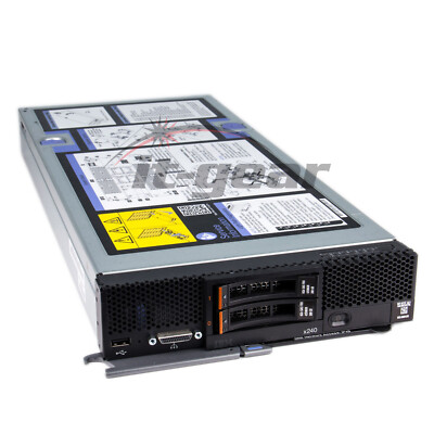 IBM 8737-AC1 FLEX BLADE,16GB RAM, 2 x E5-2620 V2 2.1 GHZ, 6C 15MB, 2 X 146GB HDD
