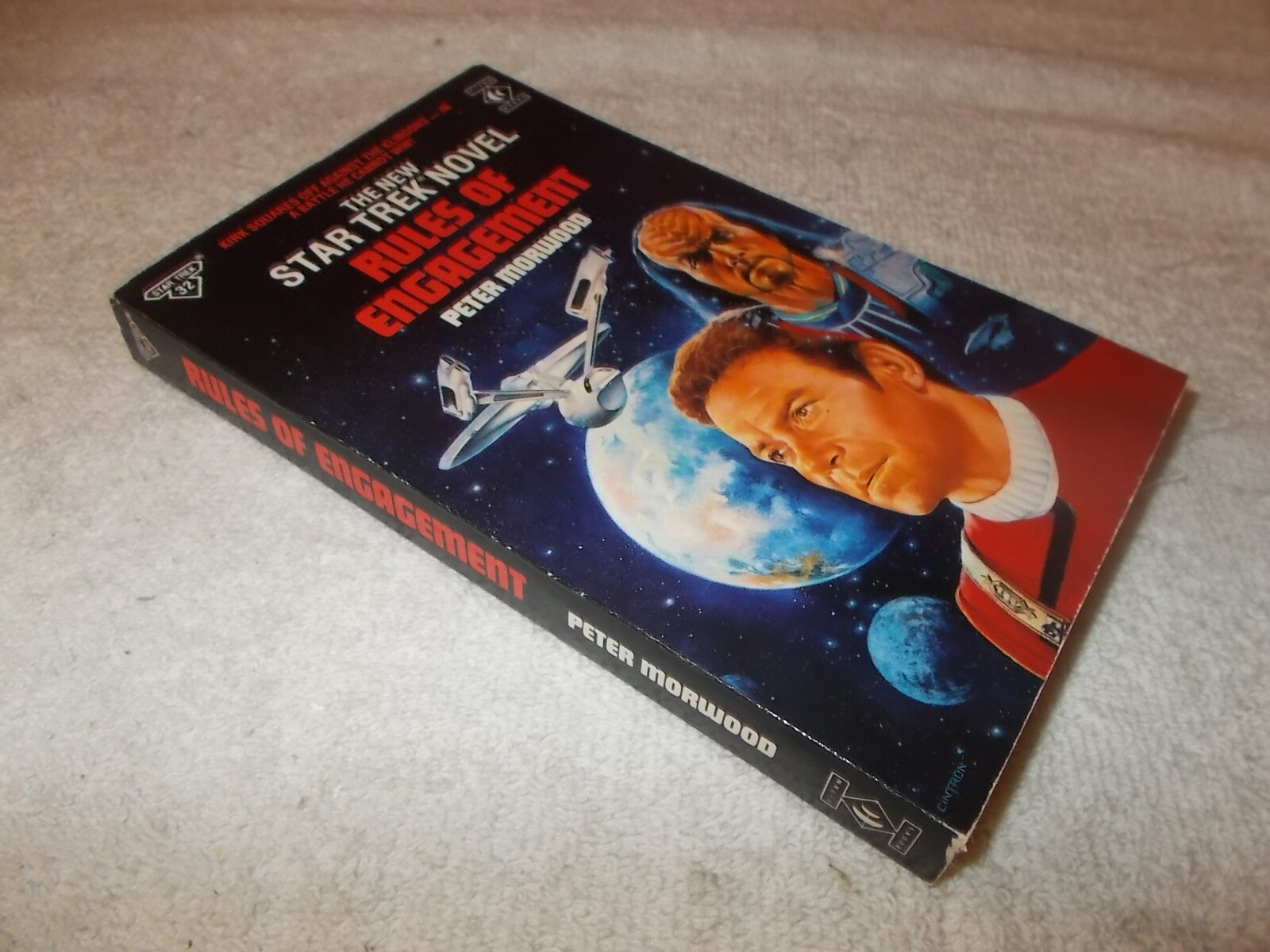 Star Trek Rules Of Engagement Novel Book Peter Morwood Paperback