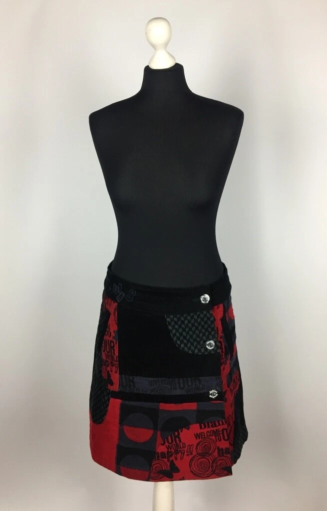 DESIGUAL Skirt 100% Cotton Size 38