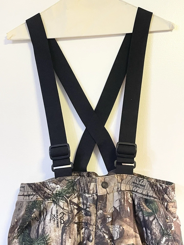 Gander Mountain Camo Pants Suspenders Boys Large Realtree TecH2O Hunting Camp - Изображение 4 из 4