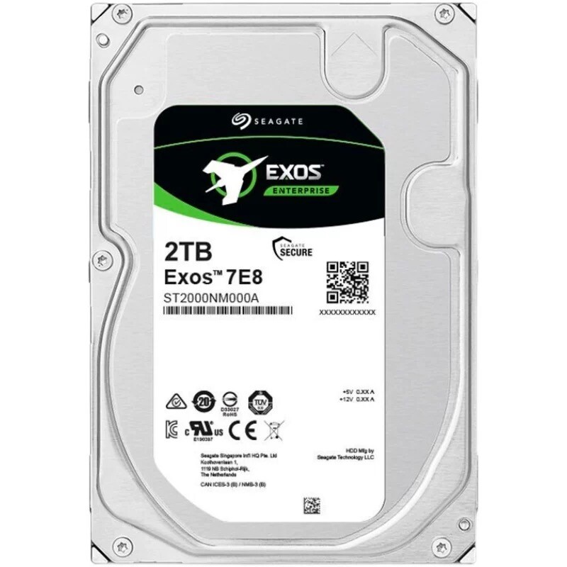 Seagate ST2000NM000A（3.5インチ HDD 2TB） ST2000NM000A Seagate Exos 7E8 2TB Enterprise 3.5