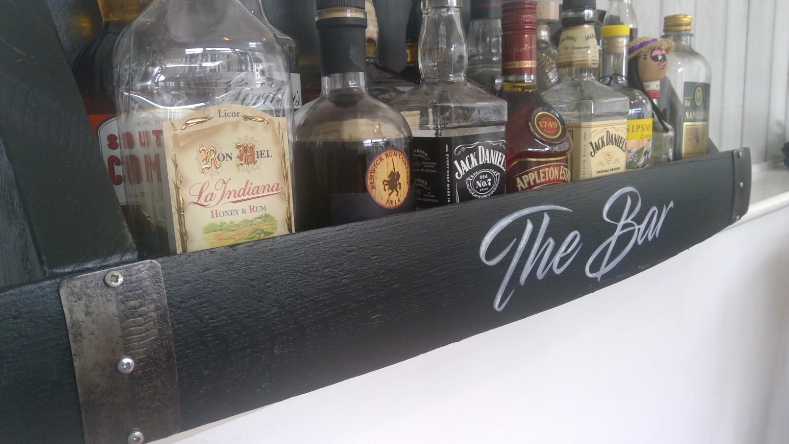 Wine rack shelving unit bar shelf. The ultimate bar shelf eBay