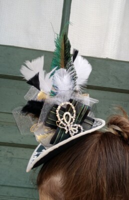 Steampunk costume ball birthday tea party mini mad hatter top hat