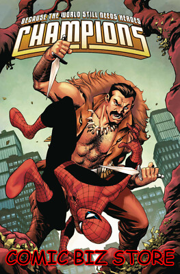 CHAMPIONS #3 (2019) 1ST PRINTING  MCKONE SPIDER-MAN VILLAINS VARIANT COVER