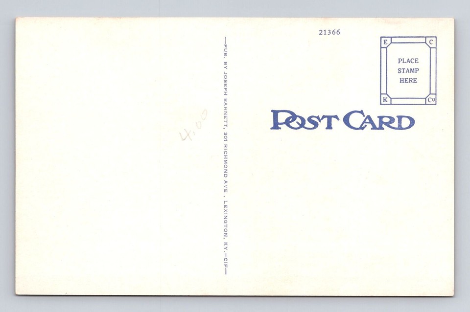 Paris KYKentucky, Historic Presbyterian Church, Early Auto, Vintage