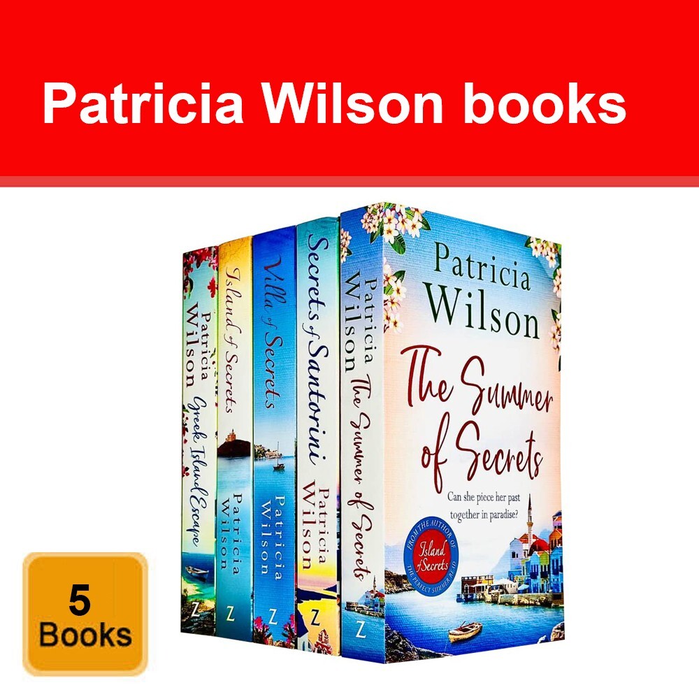 Patricia Wilson Collection 5 Books Set The Summer of Secrets,Greek Island Escape