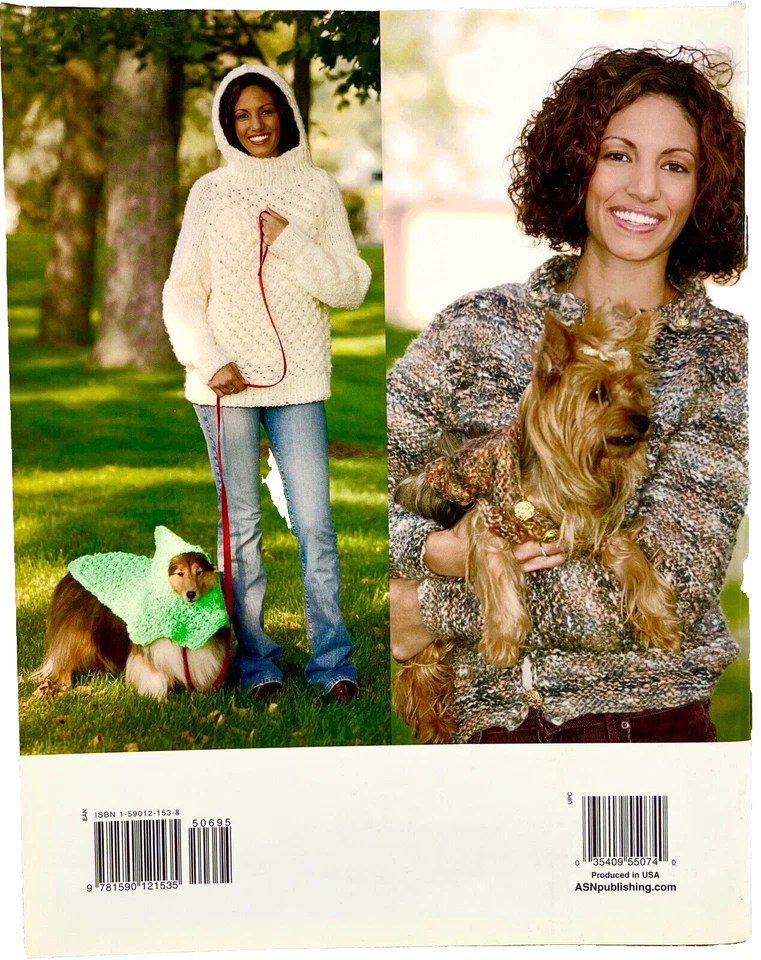 American School of Needlework Knits For People & Pooches 2005 libro de patrones 14843 Foto 2 de 2