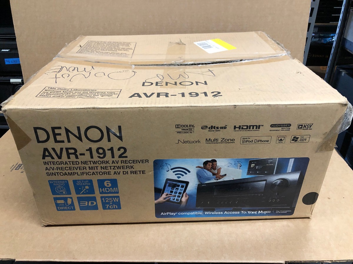 Denon AVR 1912 7.1 Channel 125 Watt Receiver for sale online