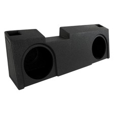 QPower Dual 12in Underseat Upfire Subwoofer Enclosure, QBomb Ported Sub Box C...