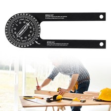Professional Miter Saw Protractor Angle Finder 360&deg; Aluminum Measuring Tool UK