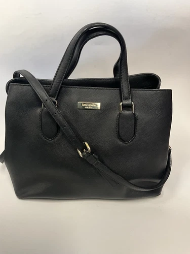 Borsa convertibile Kate Spade New York in pelle nera Laurel Way Evangeline