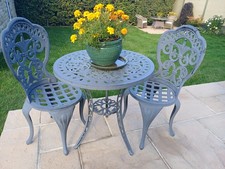 Cast Aluminium Dark Green Bistro Set