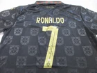 Cristiano Ronaldo Portugal Pantera Negra signed autographed soccer XL jersey COA