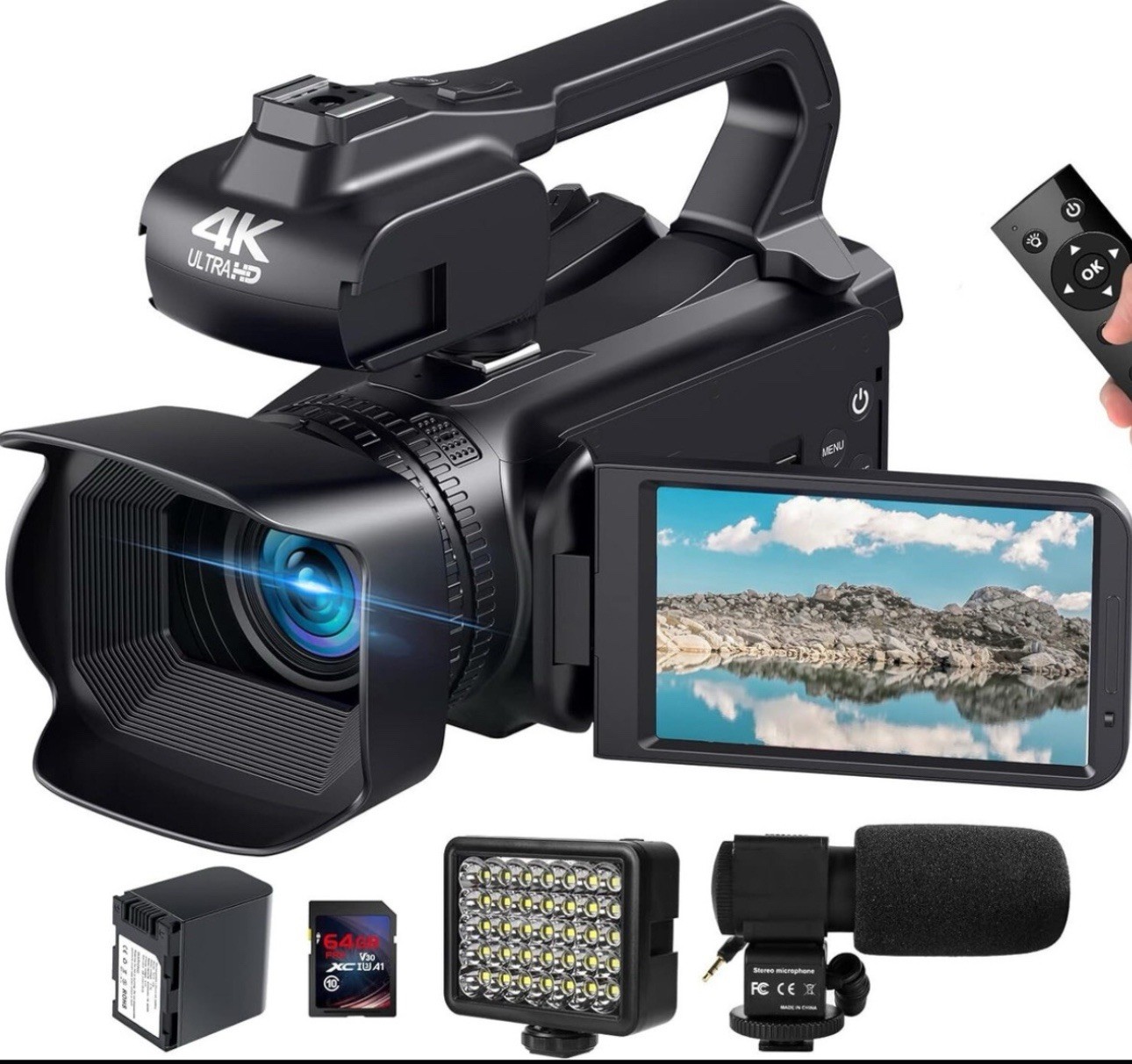 64mp 1080p 60fps Black